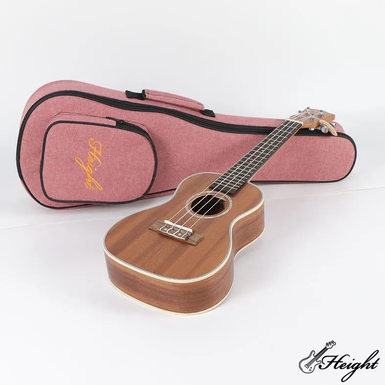 soft ukulele bag pink