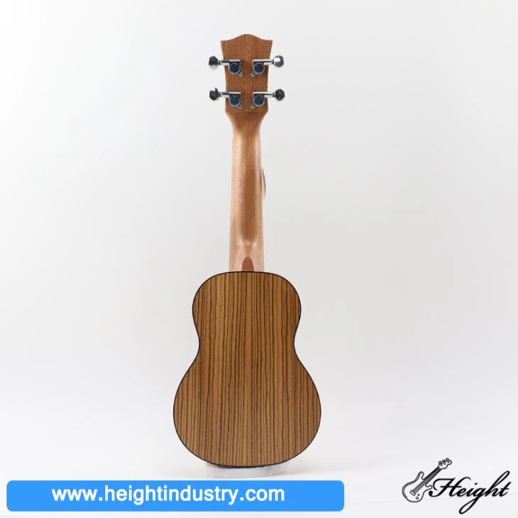 Zebra Wood Beginner Ukulele 21 Inch
