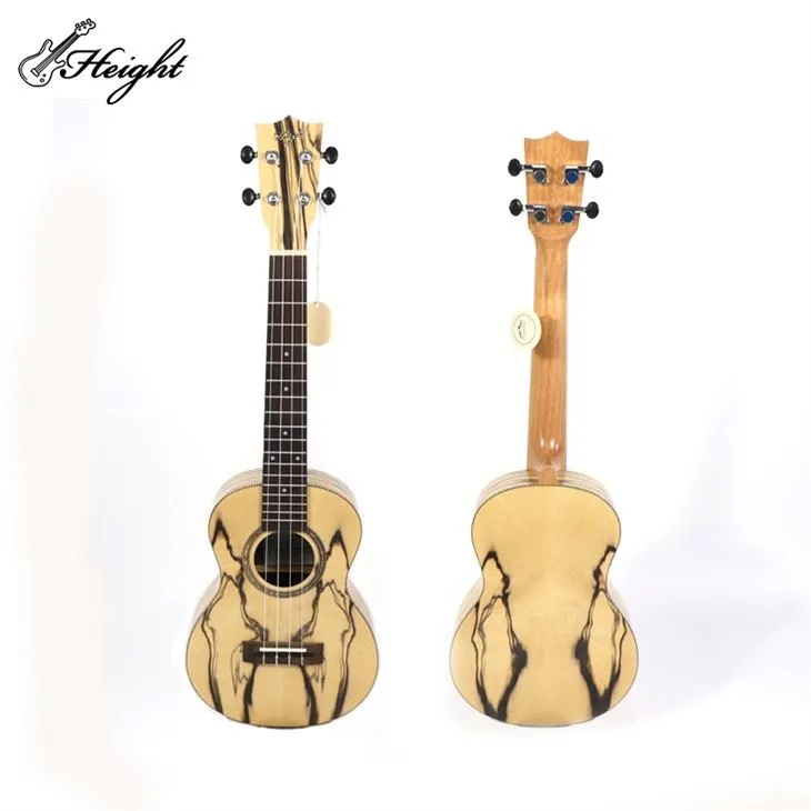Height White Ebony Wood 26 Inch Ukulele