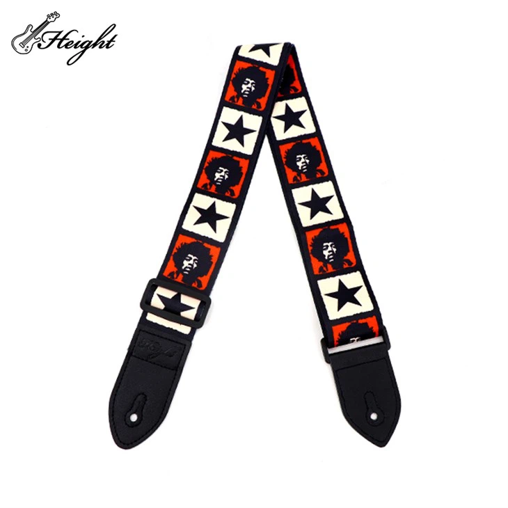 Black PU Leather Guitar Strap