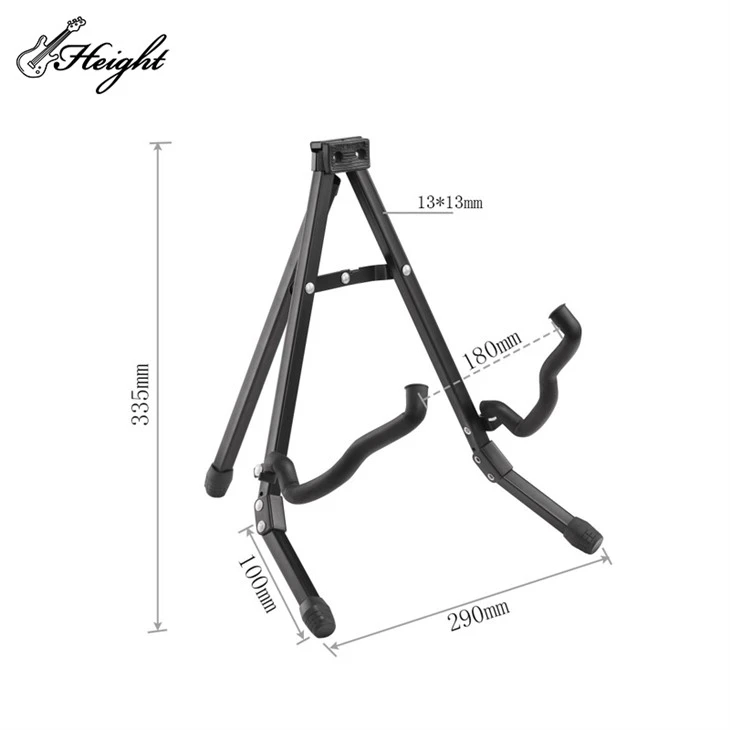 Square Tube Small Saddle Guitar Stand