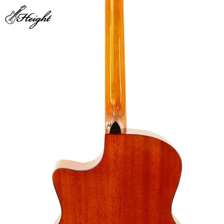 Waven Pattern Spruce Guitar For Beginning